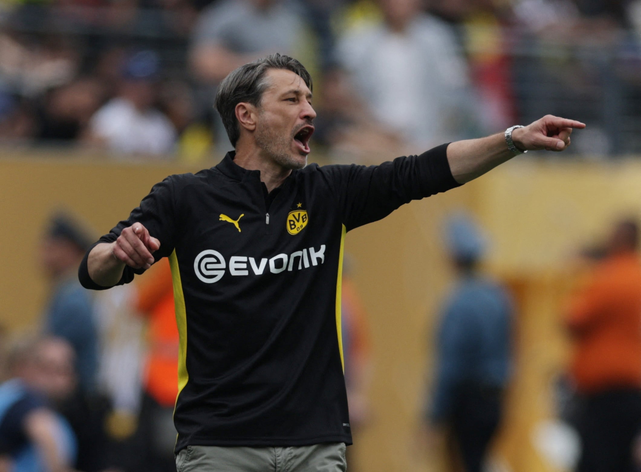 Niko Kovac, entrenador del Borussia Dortmund habló sobre su rival-crédito Jeenah Moon/REUTERS