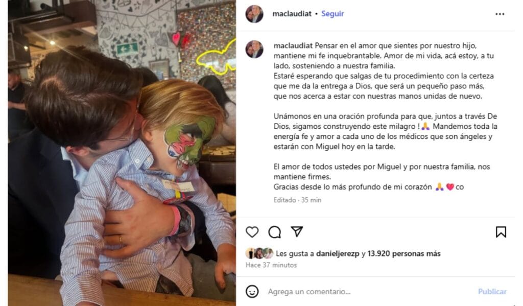 Miguel Uribe Turbay vuelve a cirugía este 23 de junio