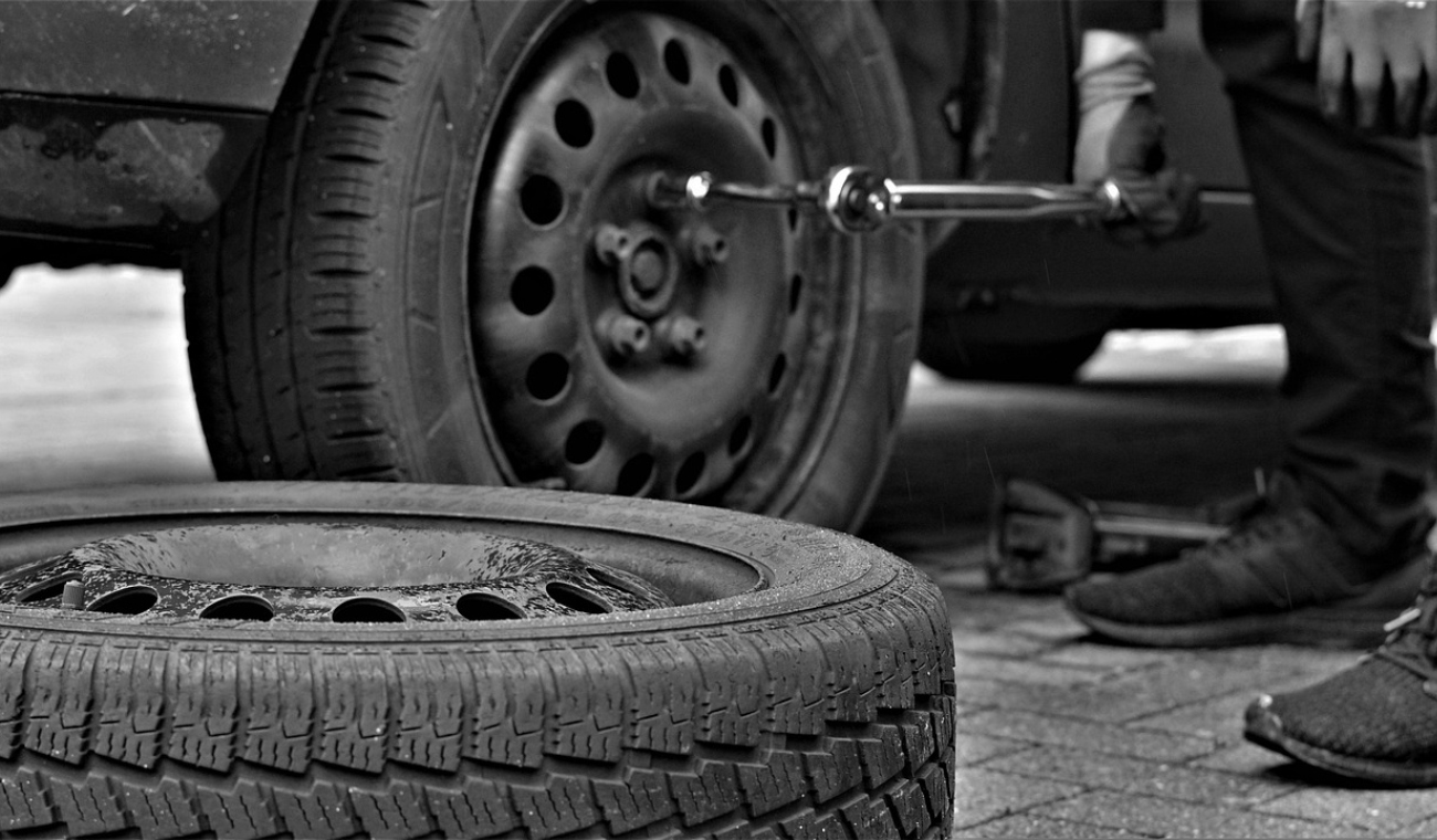 Cambio de llanta