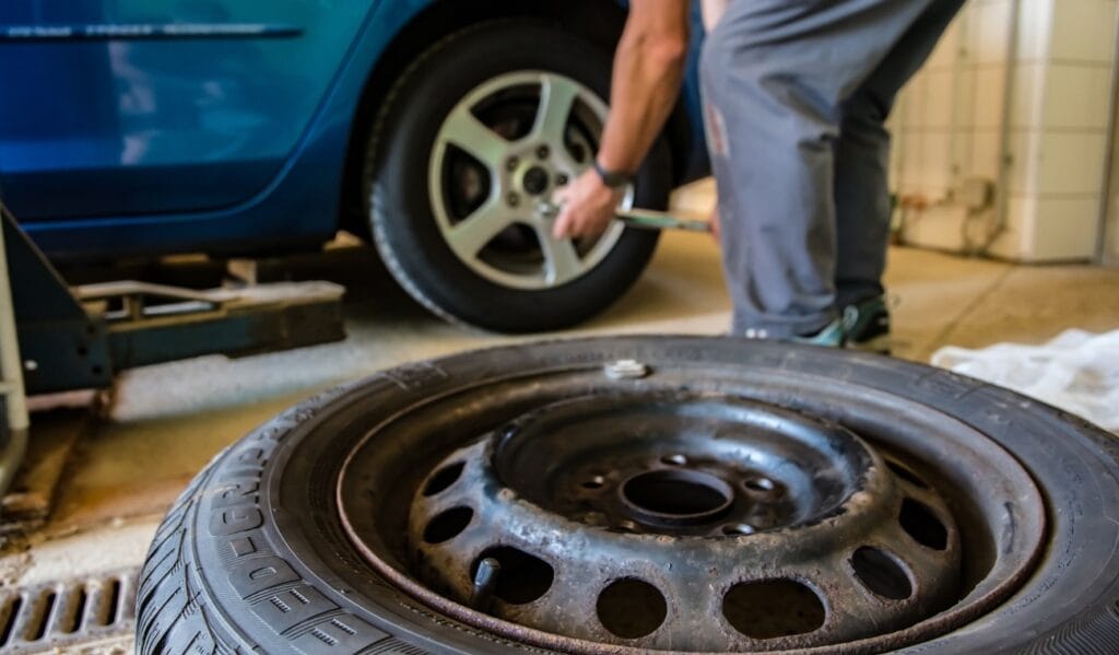 Cambio de llanta