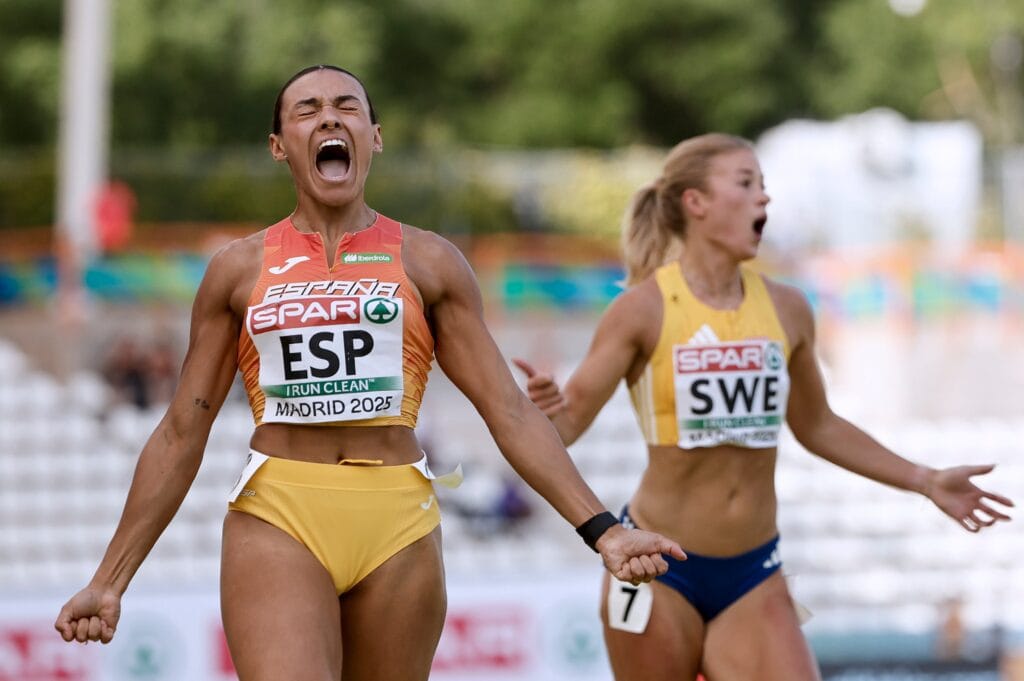 La velocidad de Jaël Bestué no salva a España de ser sexta en el Europeo de Vallehermoso