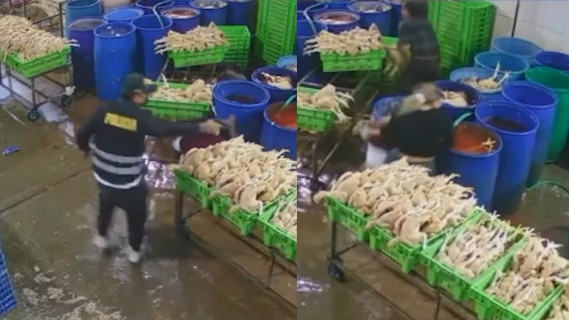 Atentado dejó dos muertos y varios heridos en el negocio de la 'Reina del Pollo'.  Foto: Composición Infobae Perú