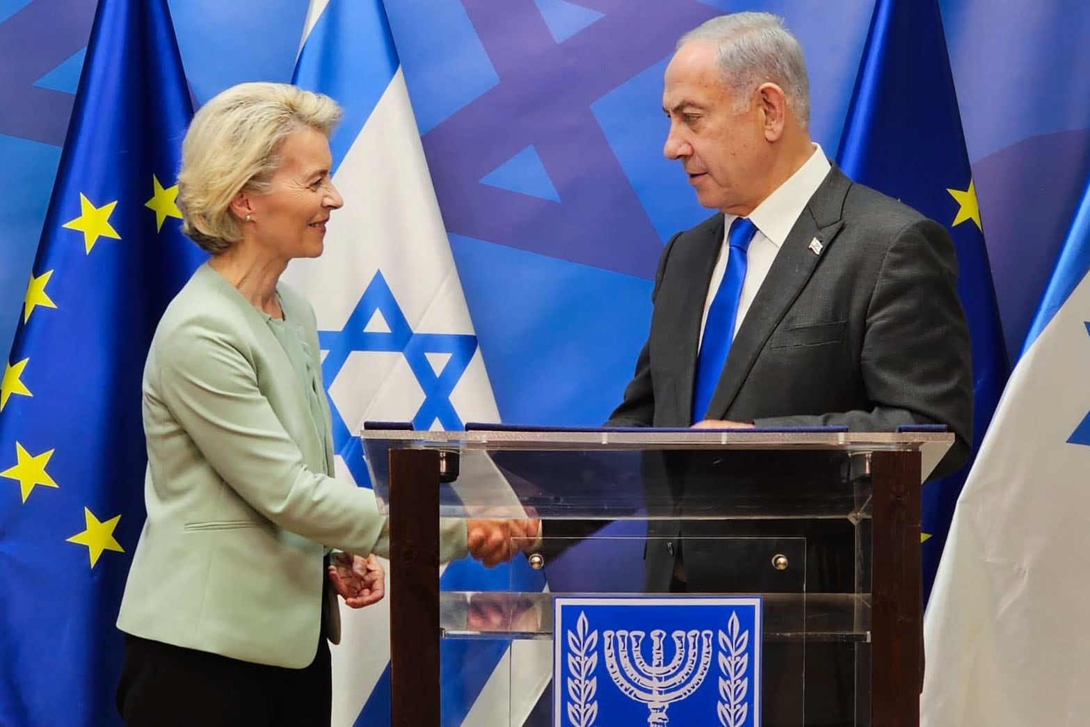 Von der Leyen mantuvo una conversación telefónica este domingo con Benjamin Netanyahu (POLITICA INTERNACIONAL)