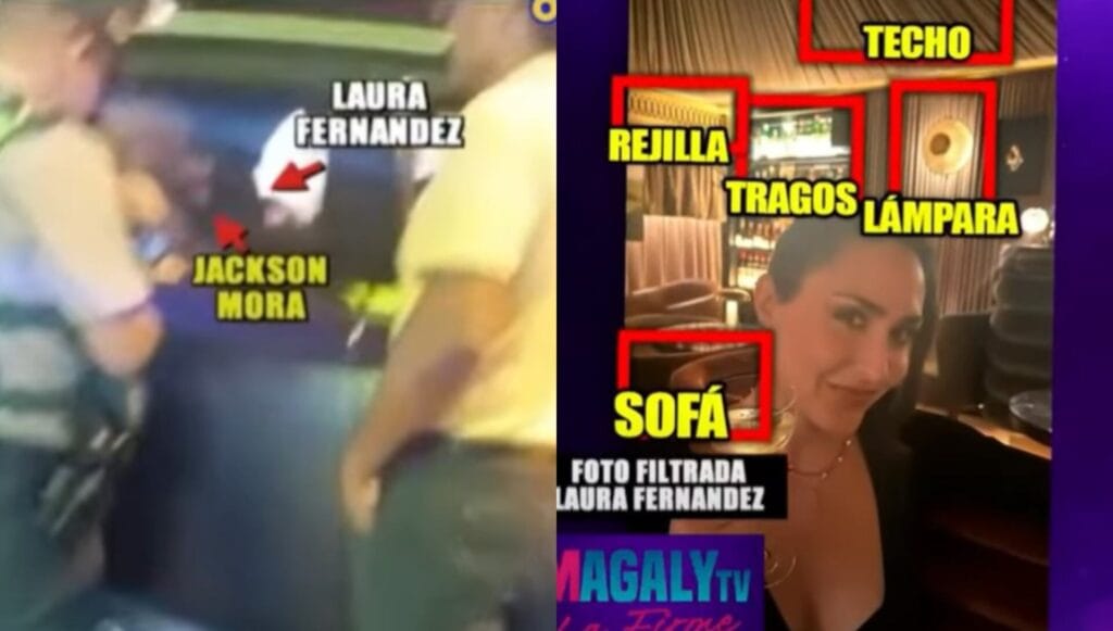 Jackson Mora dice que conoció a Laura Fernández hace dos años y su trato es solo laboral. Magaly TV La Firme / ATV