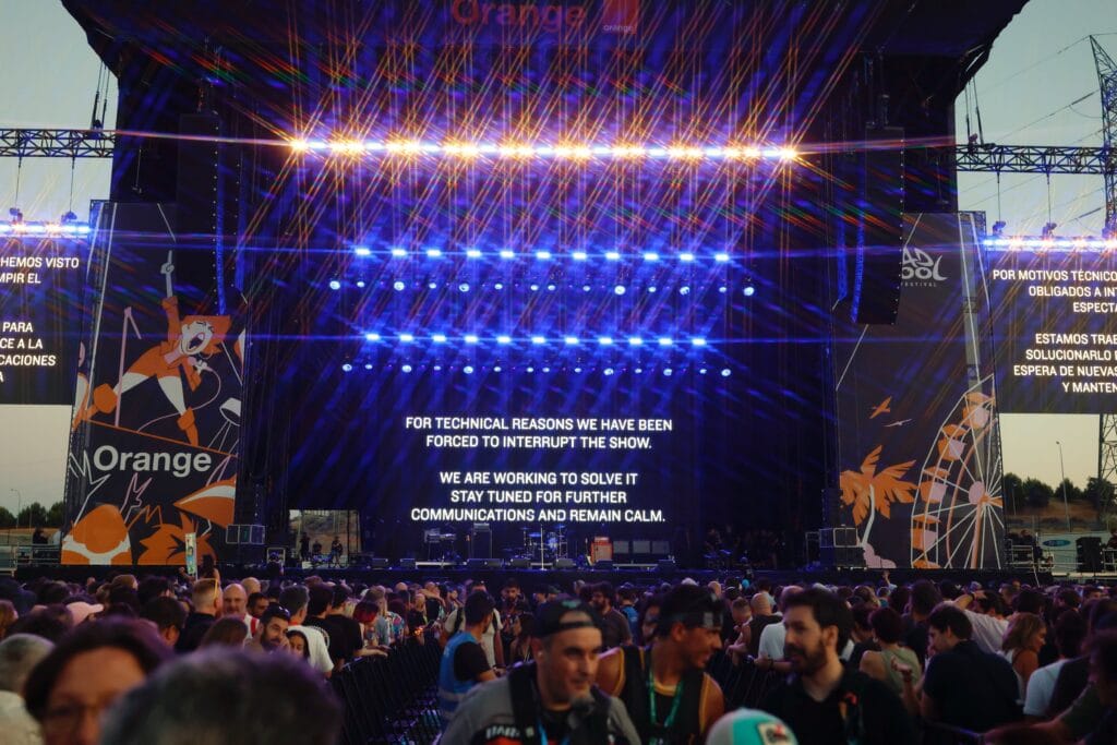 Desastre en Mad Cool: los dos escenarios principales se quedan sin sonido