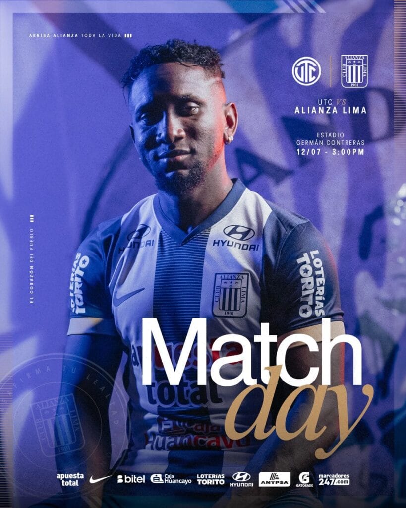 Alianza Lima y UTC se medirán por la fecha 19 del Torneo Apertua 2025