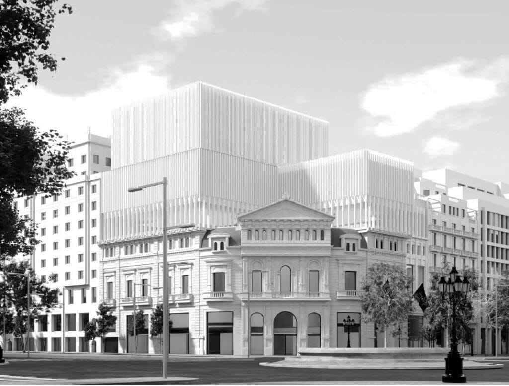 Primer paso en la ampliación del cine Comedia para alojar el Museo Carmen Thyssen de Barcelona