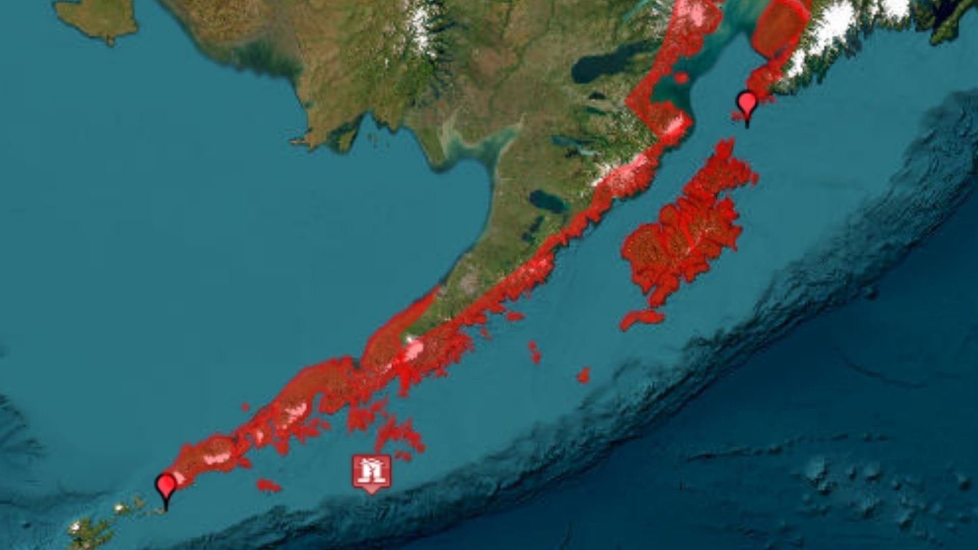 Zona en alerta de tsunami por terremoto de magnitud 7.3 en Alaska. (Foto: X/@eSPAINews_)