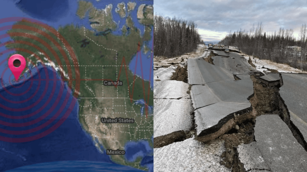 Terremoto de magnitud 7.3 sacude de Alaska y emiten alerta de tsunami. (Foto referencial: Infobae Perú/X:@Kiranjoshi900/X:@DHN_peru)