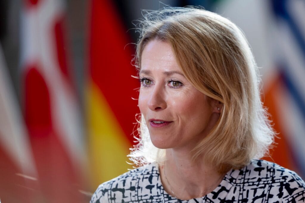 La jefa de política exterior de la UE, Kaja Kallas (AP Foto/Geert Vanden Wijngaert)