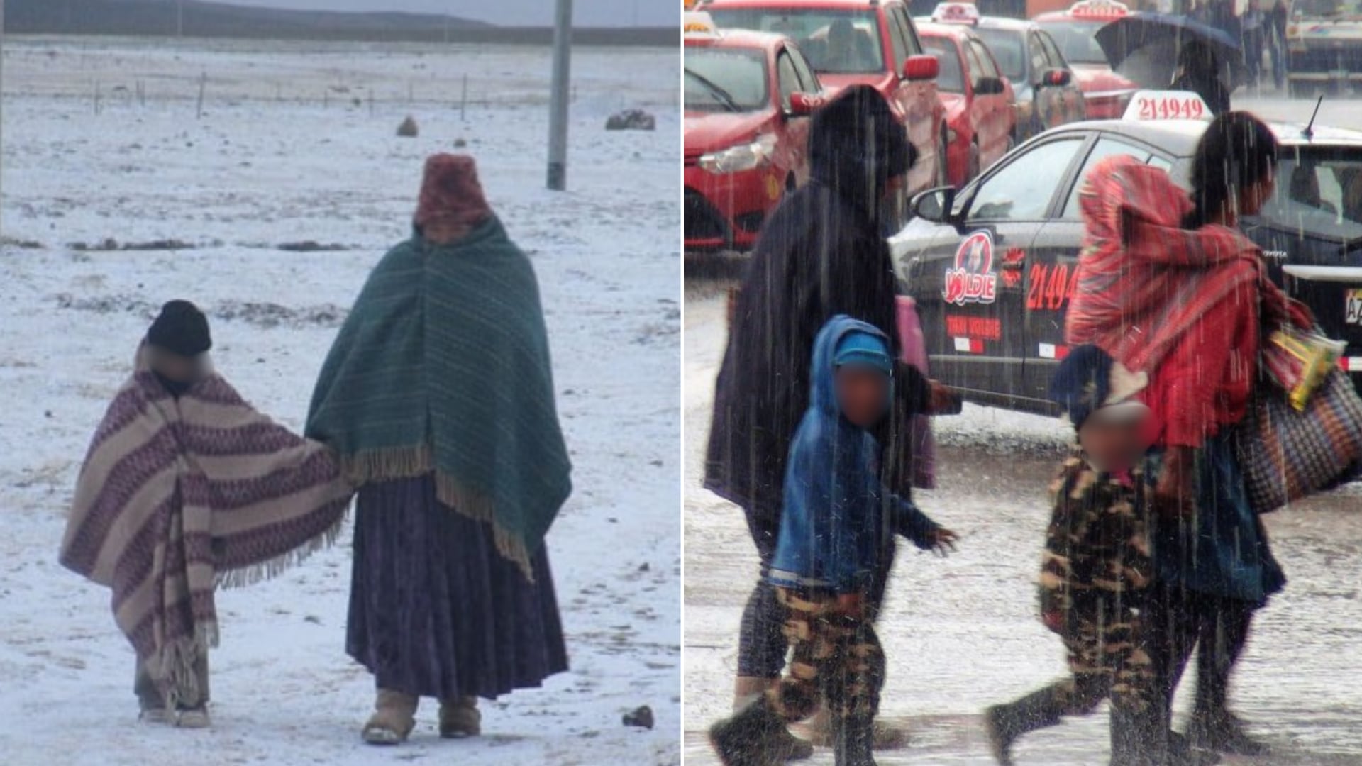 Las intensas lluvias y el granizo afectan a las regiones de Áncash, Apurímac, Arequipa y otras. Foto: Composición Infobae Perú