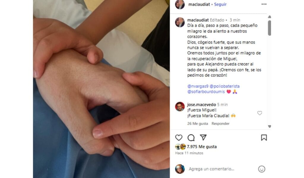 María Claudia Tarazona, esposa del senador y precandidato presidencial Miguel Uribe Turbay