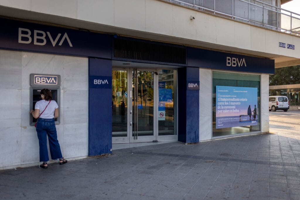 Oficina del BBVA en Sevilla.