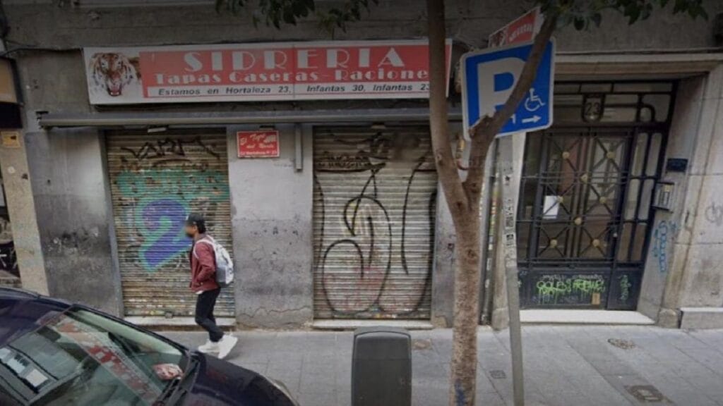 Disparan a un camarero en la sidrería El Tigre de Madrid