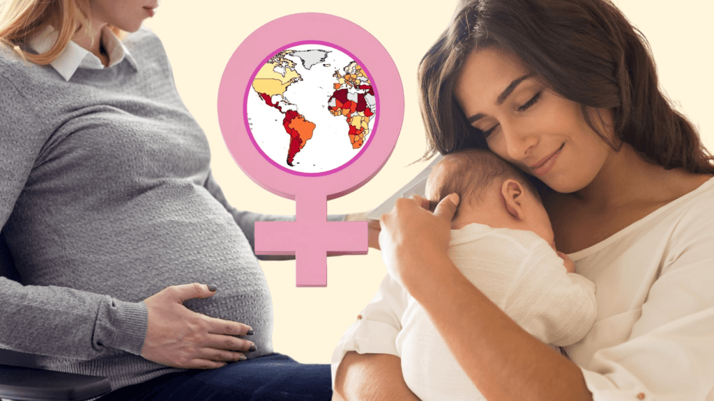 La tasa de reemplazo poblacional global se sitúa en 2,1 nacimientos por mujer, superada solo por África (MONTAJE INFOBAE)