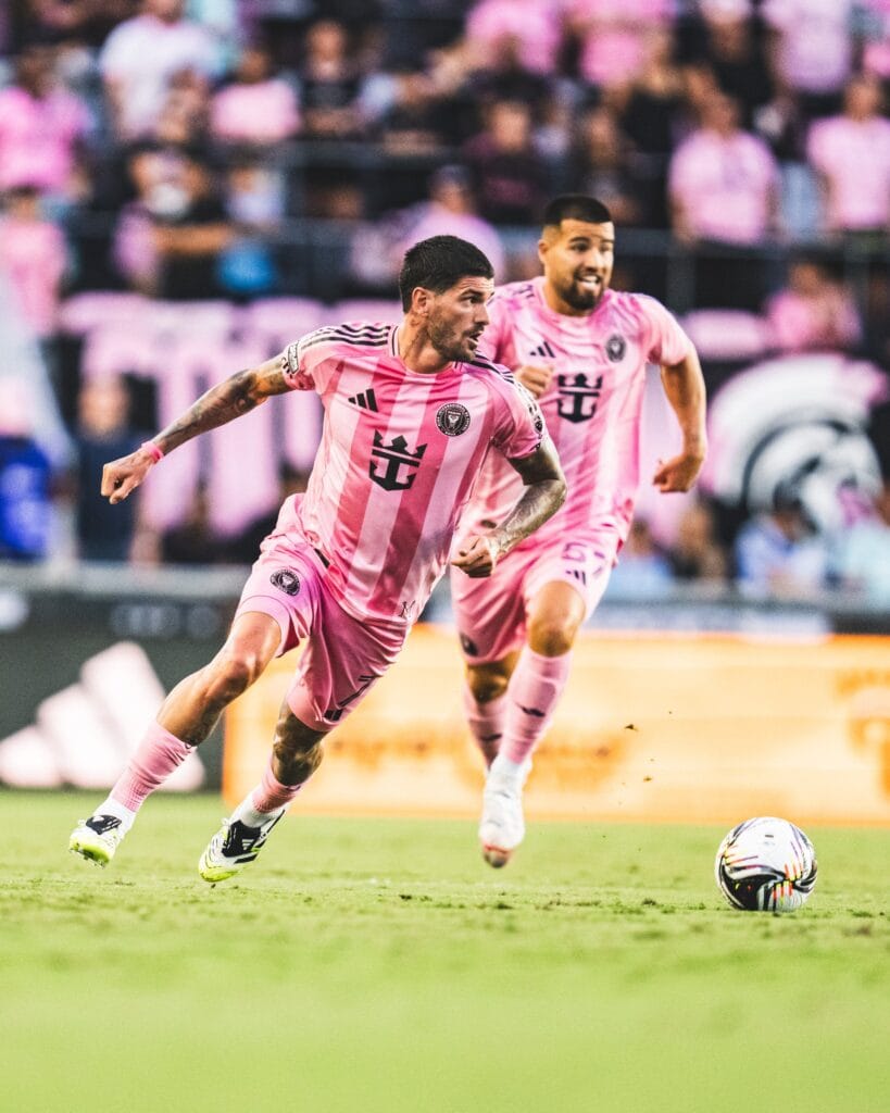 A falta de Messi, Rodrigo De Paul es el generador de juego de Las Garzas (@InterMiamiCF)