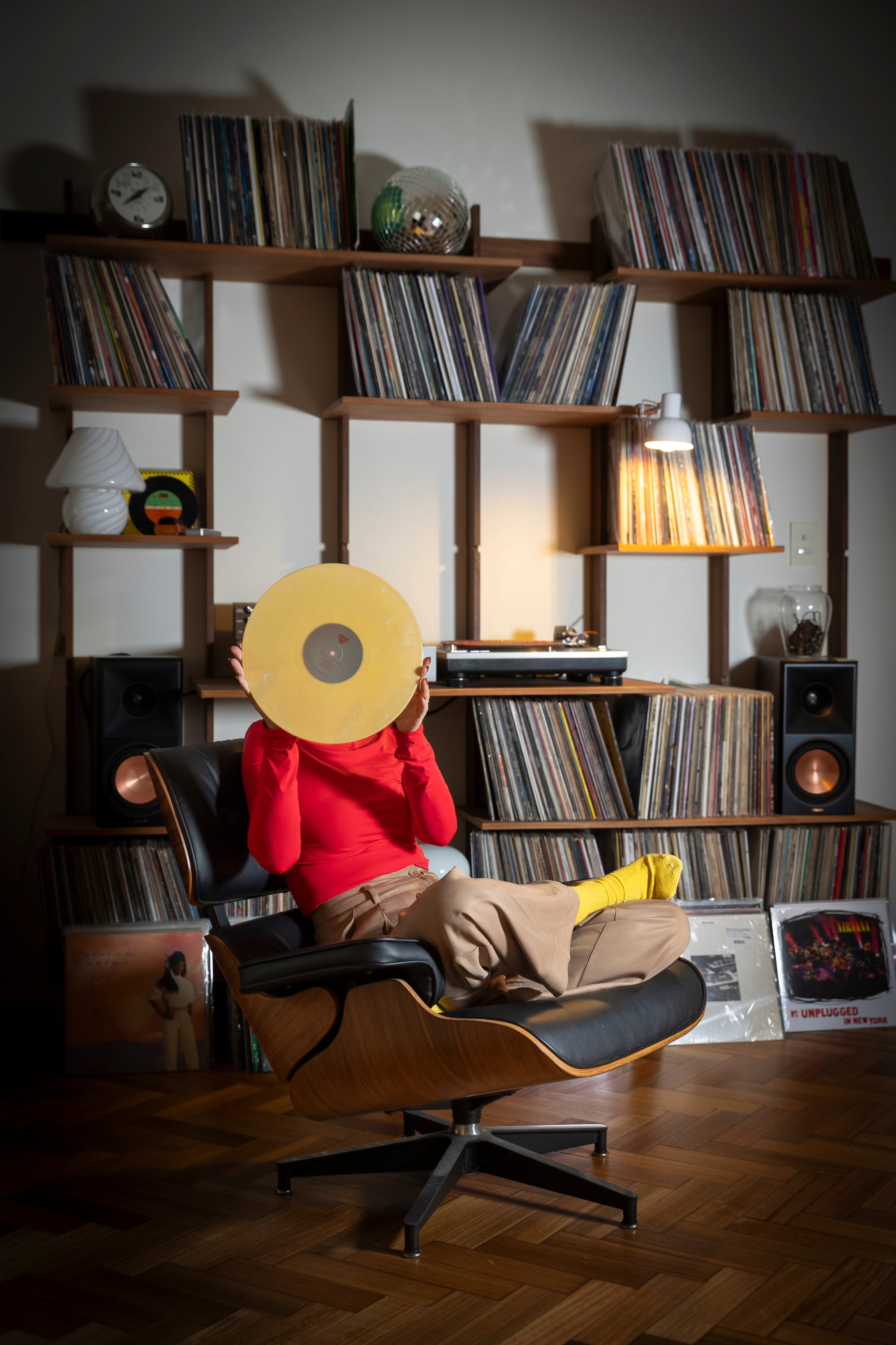 Soledad Rodríguez Zubieta, en el salón de su piso en Buenos Aires.