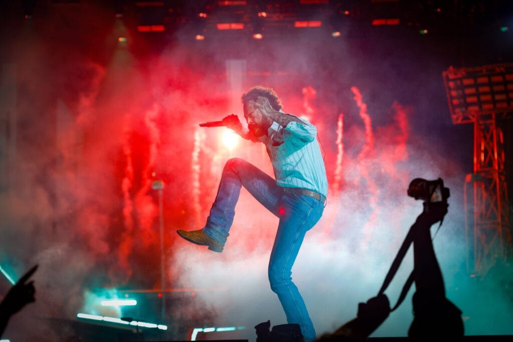 Post Malone trae el macro-club de carretera al Lluís Companys