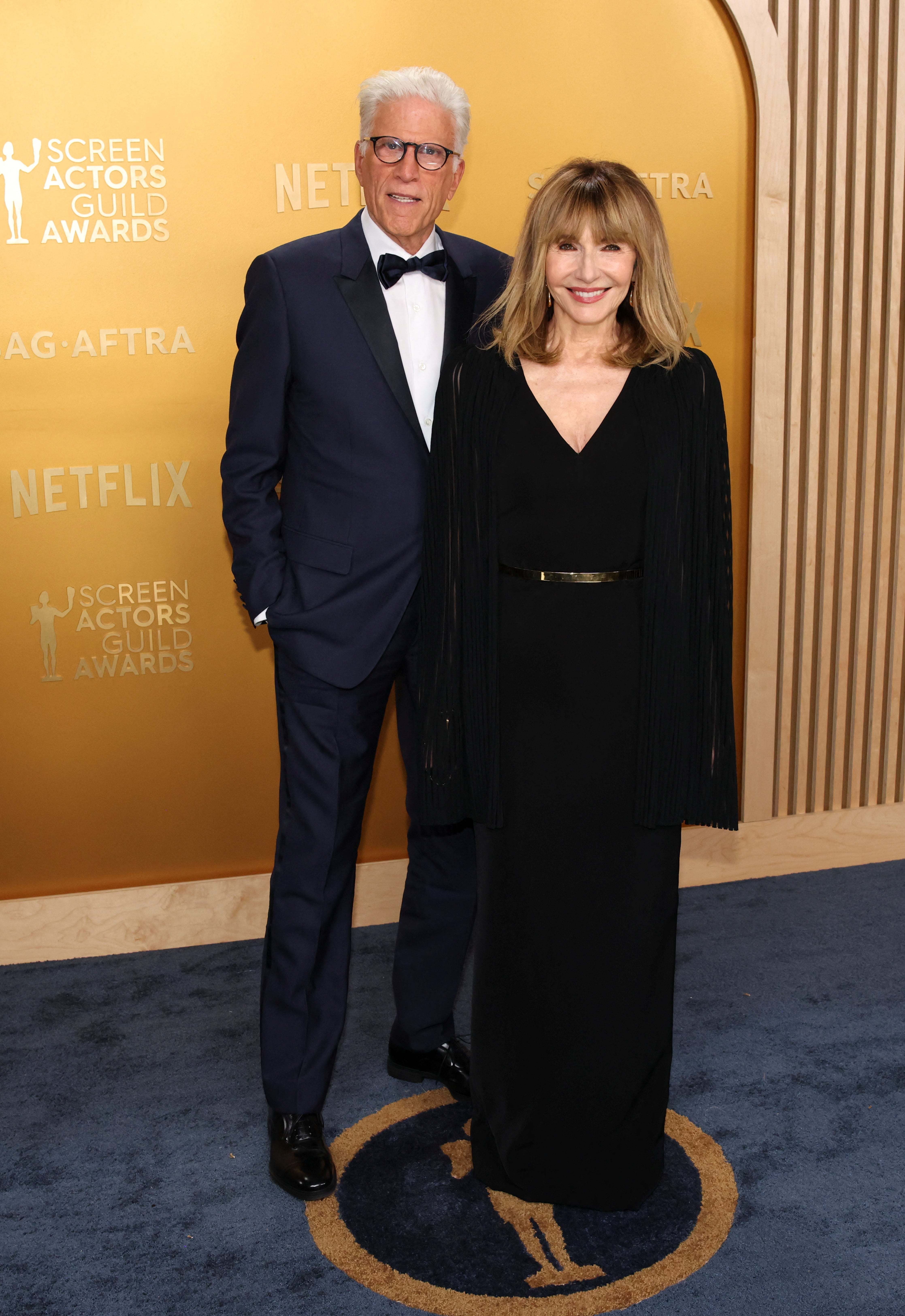 Ted Danson y Mary Steenburgen fueron reconocidos por sus labores humanitarias. (REUTERS/Daniel Cole)