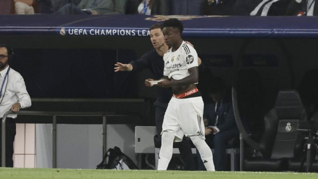 Xabi explica la suplencia de Vinicius: "Nadie puede sentirse ofendido..."
