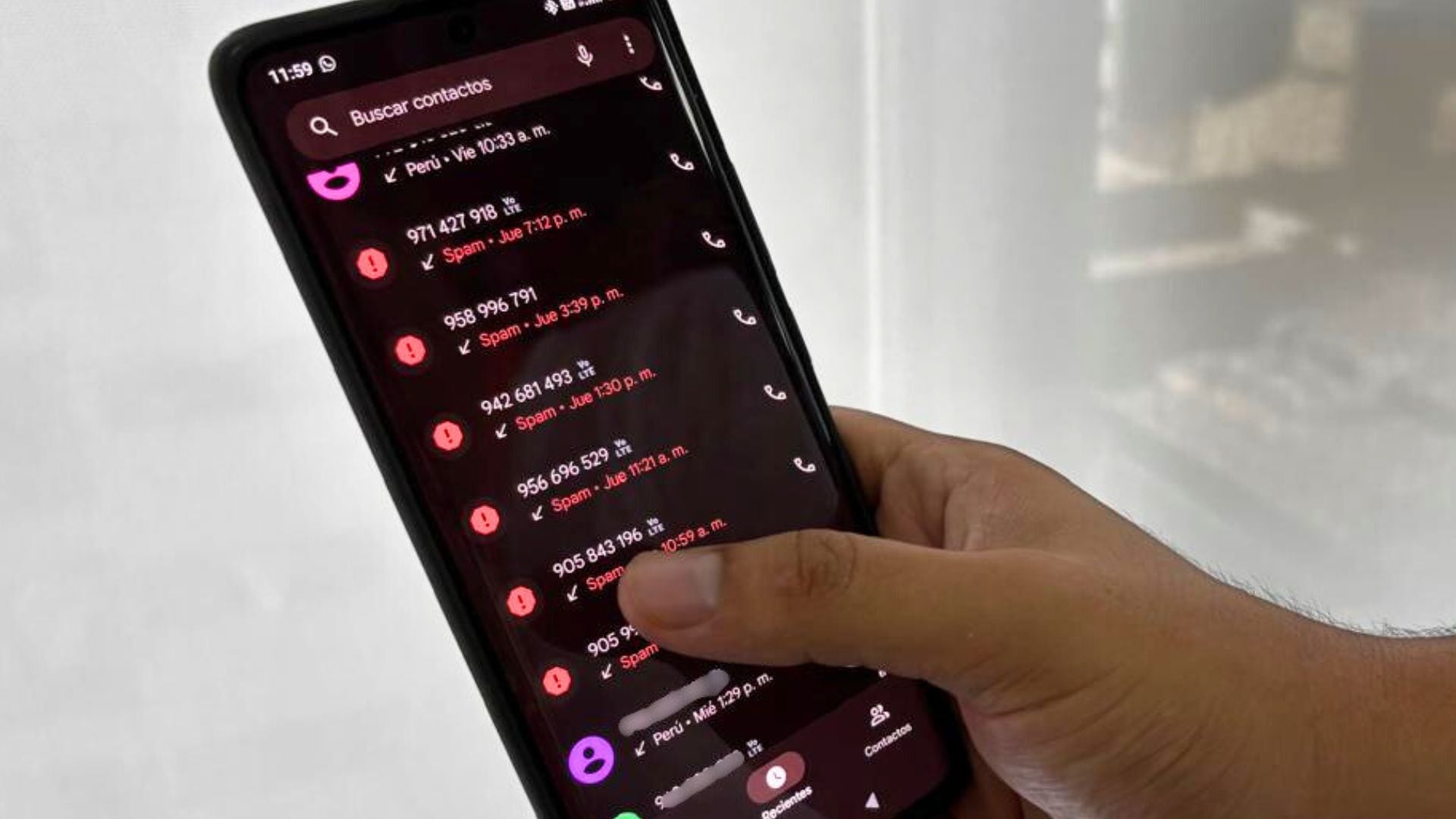 Las llamadas spam podrían tener las horas contadas. - Crédito Infobae Perú/Edwin Montesinos