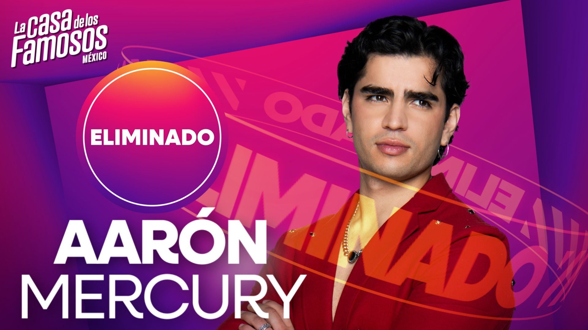 Aarón Mercury, el último eliminado del reality show. (LCDLFM)