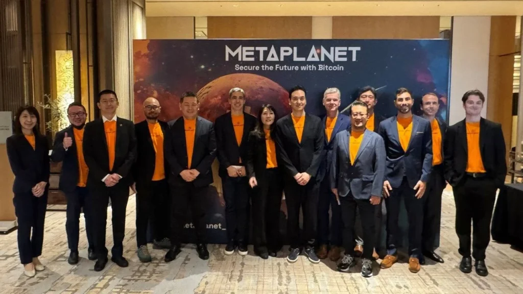 La empresa japonesa Metaplanet adquiere 5.419 BTC (~US$632 millones), posicionándose como el quinto mayor poseedor corporativo