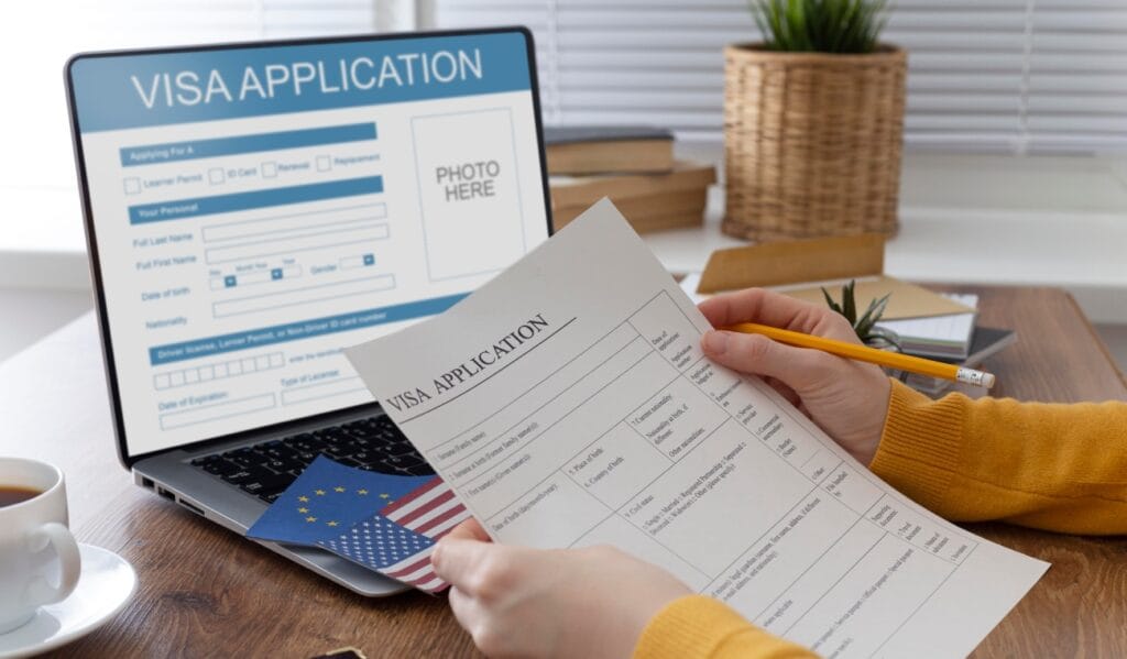 Aplicación a la visa