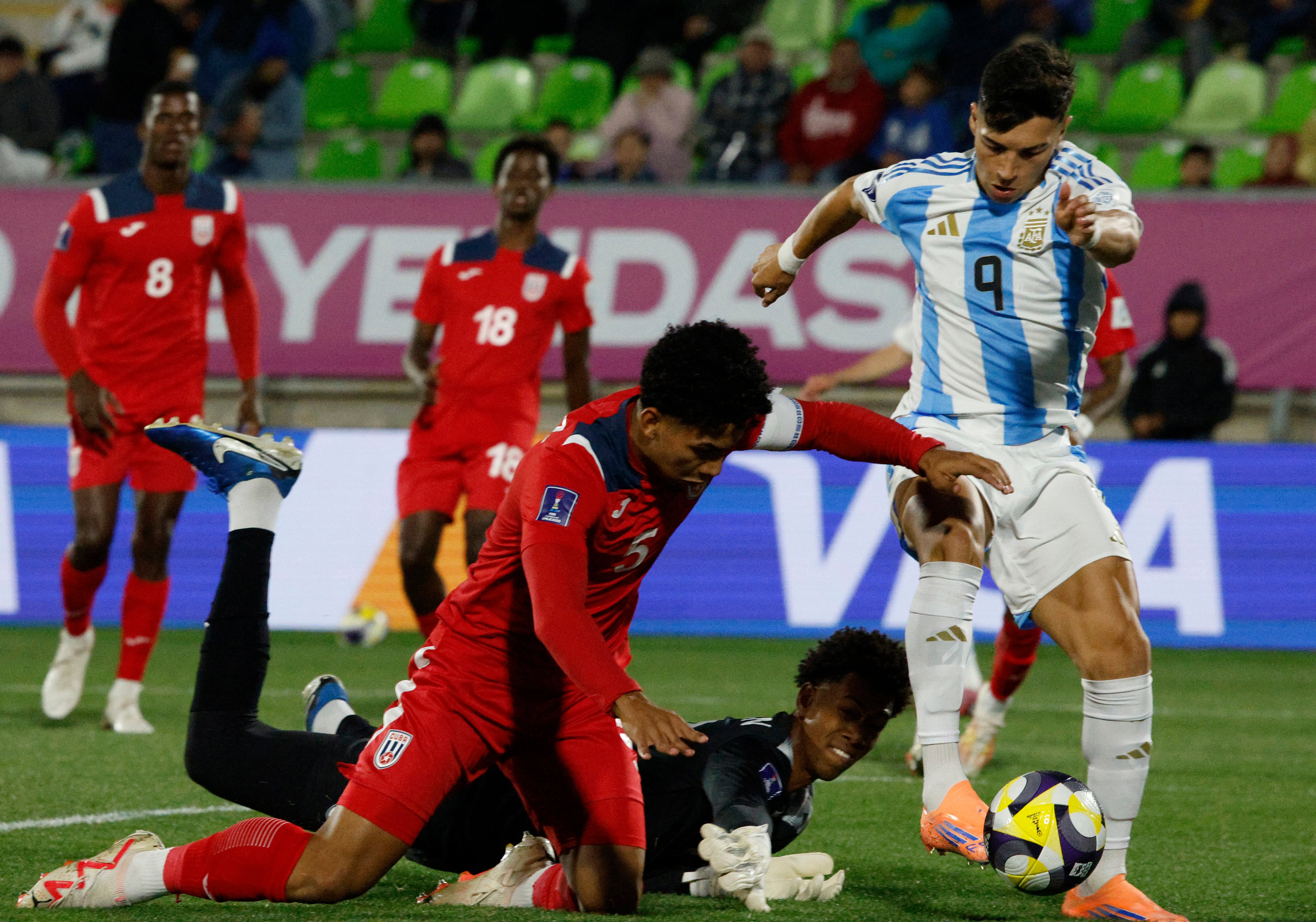 Argentina venció 3-1 a Cuba en el primer partido del Mundial Sub 20 (Martin Thomas/Photosport)