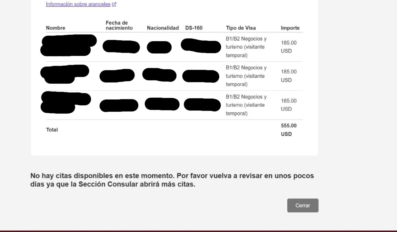 Visa americana sin citas octubre 2025