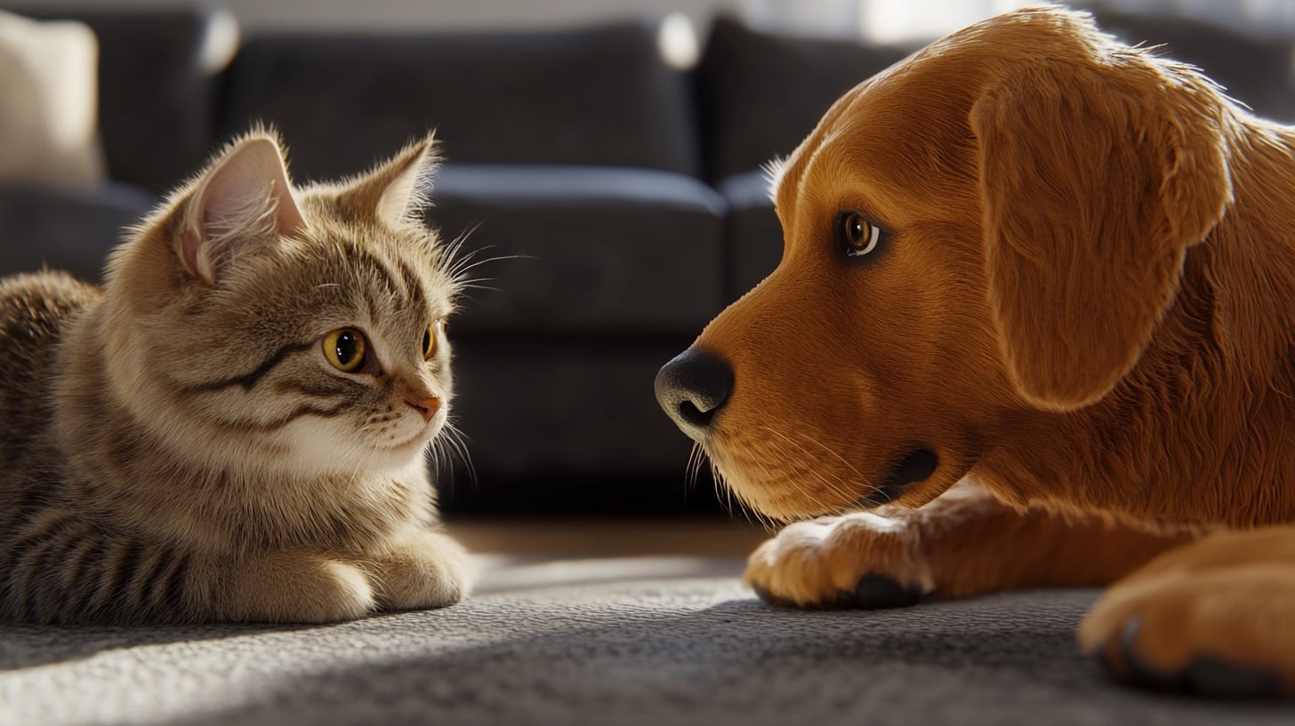 Ofrecer espacios seguros y exclusivos para el gato es fundamental en la convivencia con perros (Imagen Ilustrativa Infobae)