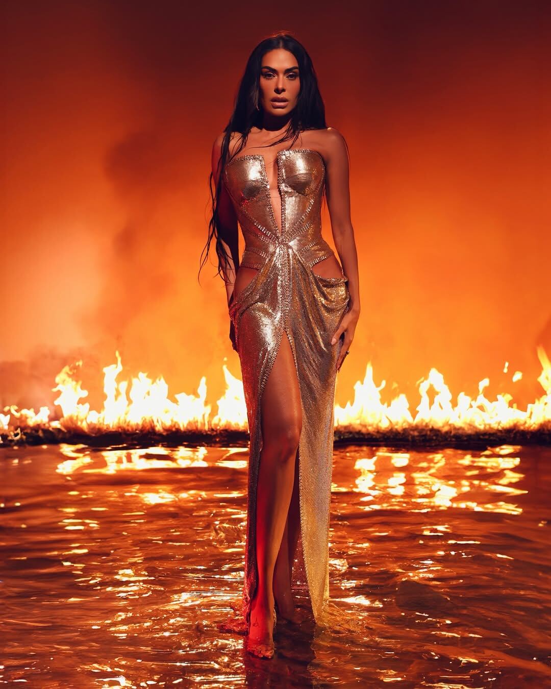 Looks de la final de La Casa de los Famosos México. (Captura de pantalla)