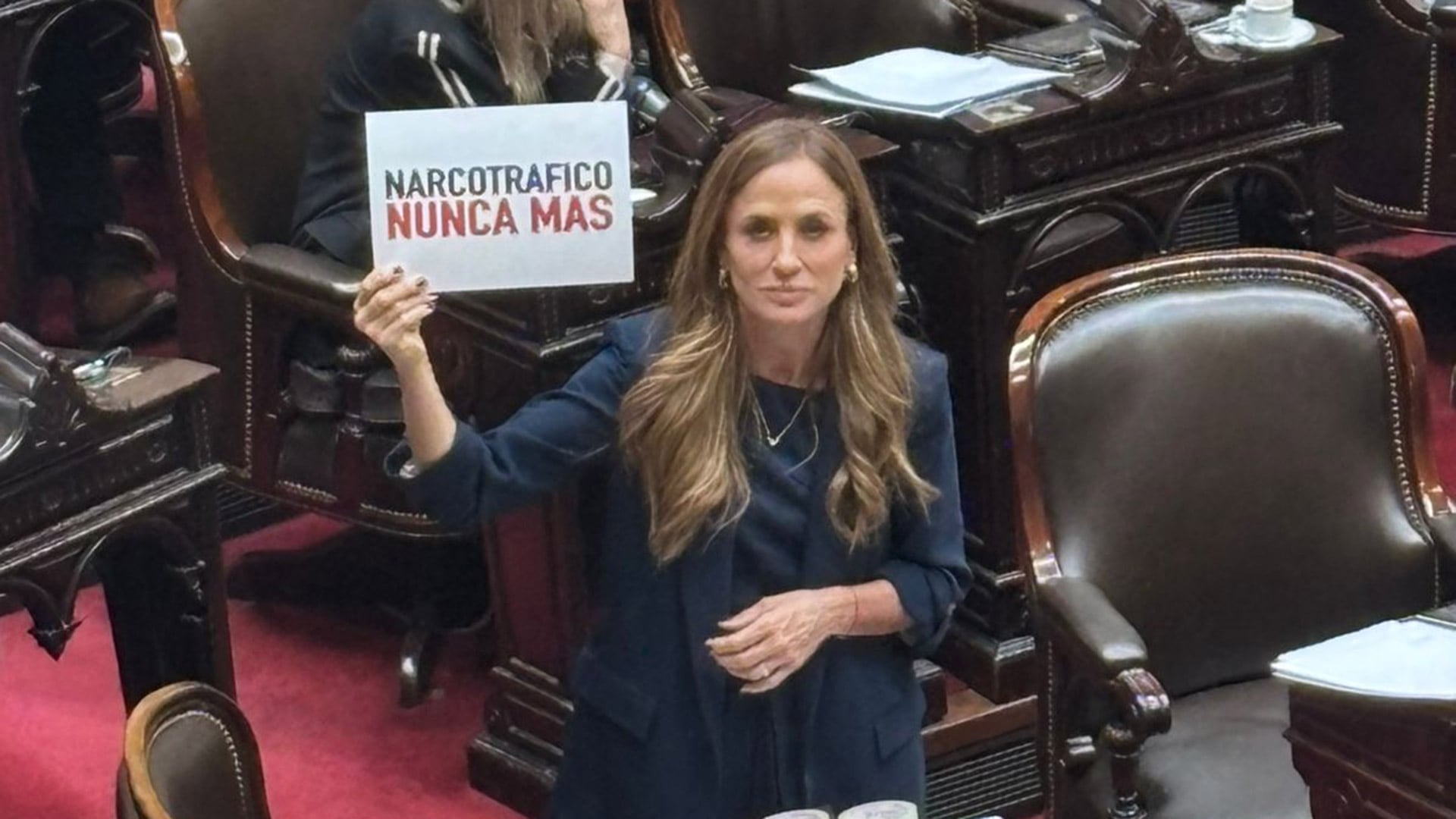 Tolosa Paz y los carteles referentes al escándalo de Espert
