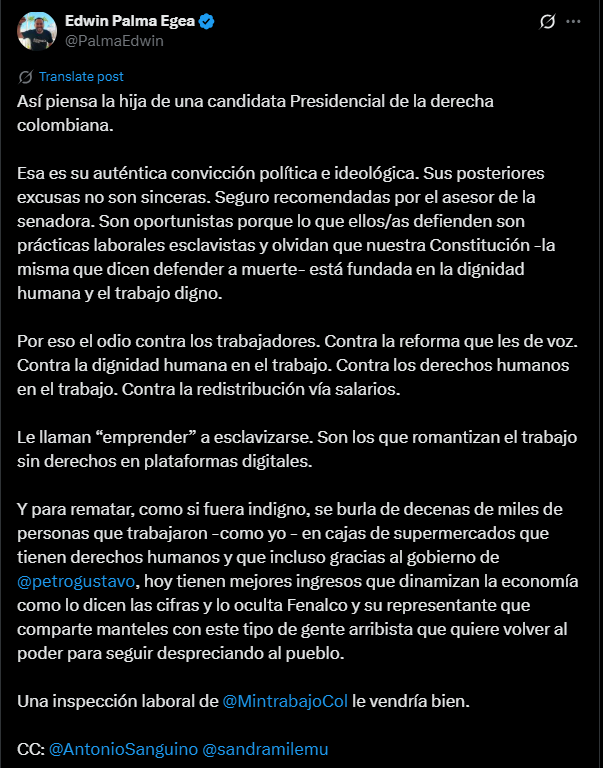 - crédito @PalmaEdwin/X