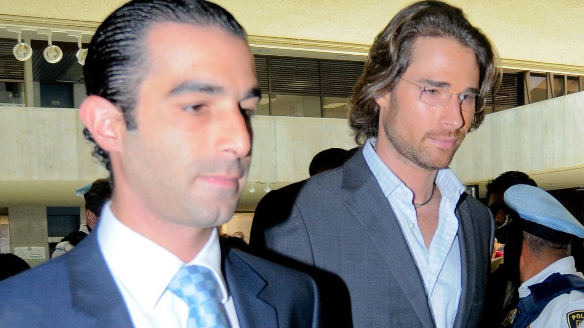 El abogado David Cohen junto a Sebastián Rulli, uno de los artistas al que representó. (CUARTOSCURO)