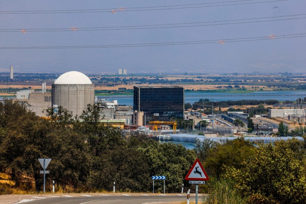 Imagen de la central nuclear de Almaraz en agosto de 2025