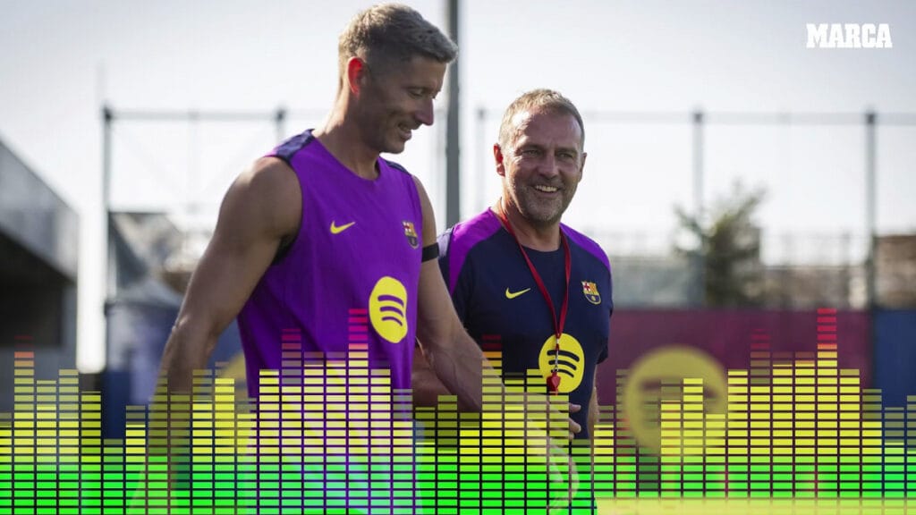 "Lewandowski ha estado muy torpe no, lo siguiente"<br>