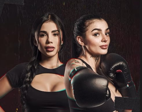 La mexicana ganó por nocaut técnico en el tercer asalto - crédito Stream Fighters