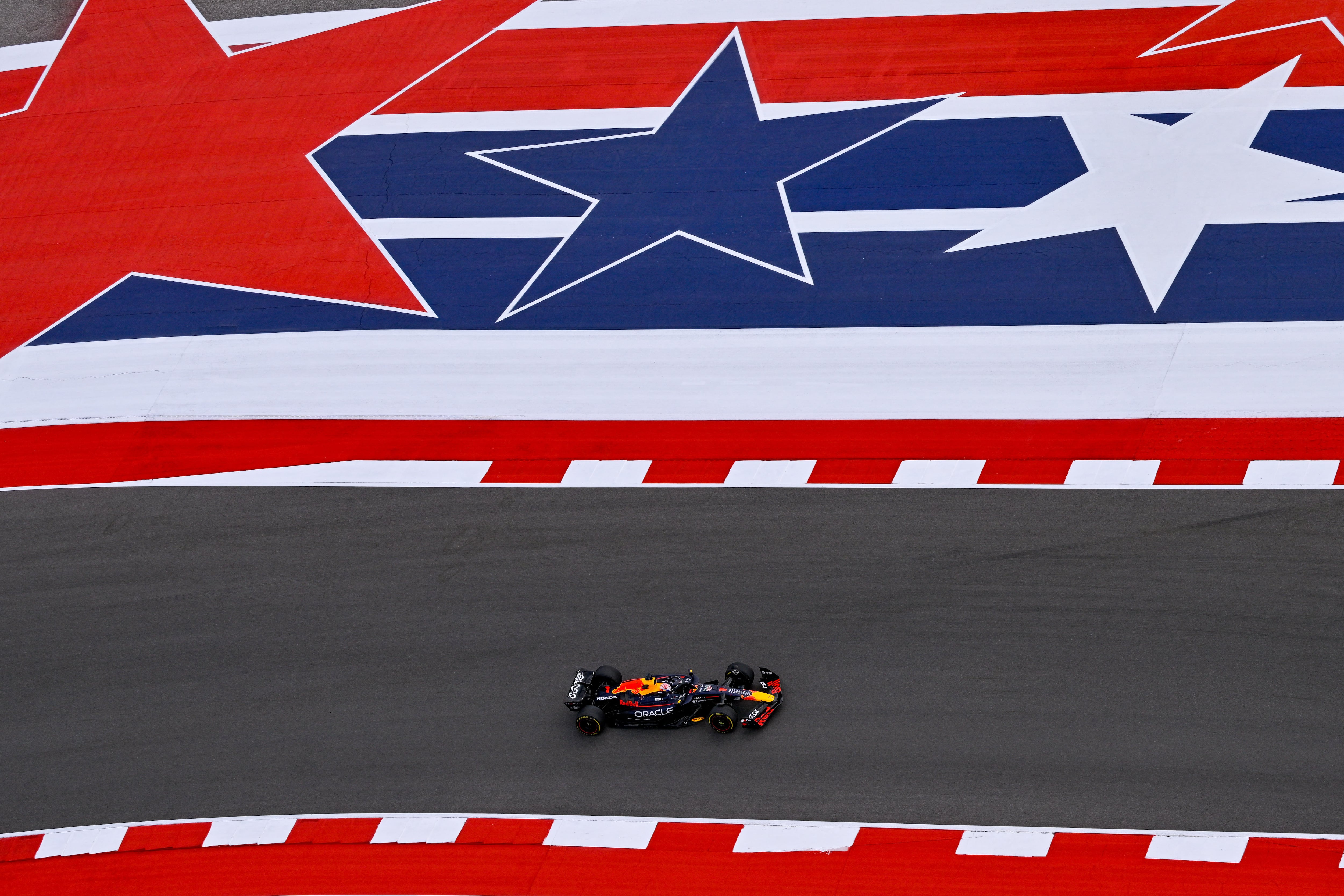 Verstappen triunfó en la carrera sprint del GP de Estados Unidos (Jerome Miron-Imagn Images)