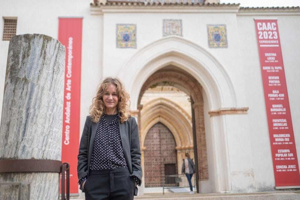 Jimena Blázquez, en el Centro Andaluz de Arte Contemporáneo (CAAC) en 2023.