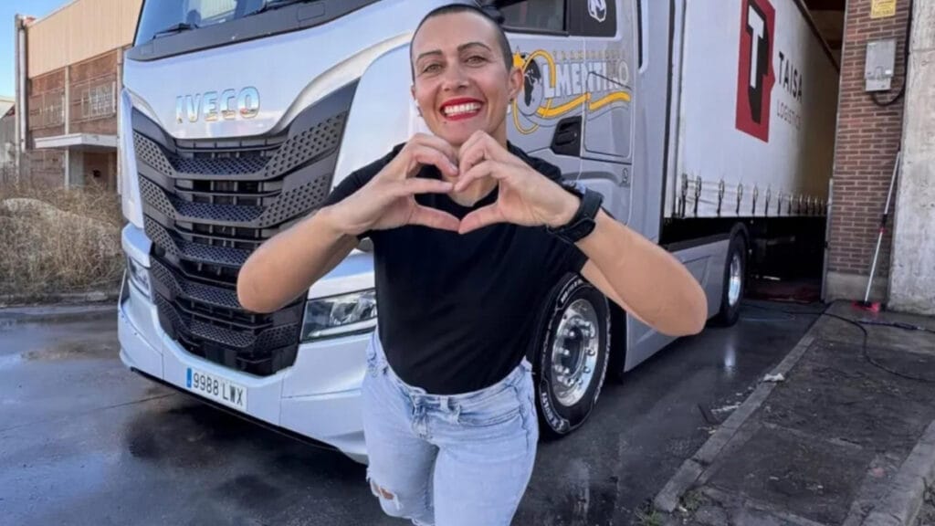 Muere a los 41 años Oti Cabadas, camionera e influencer que rompió barreras en el mundo del transporte