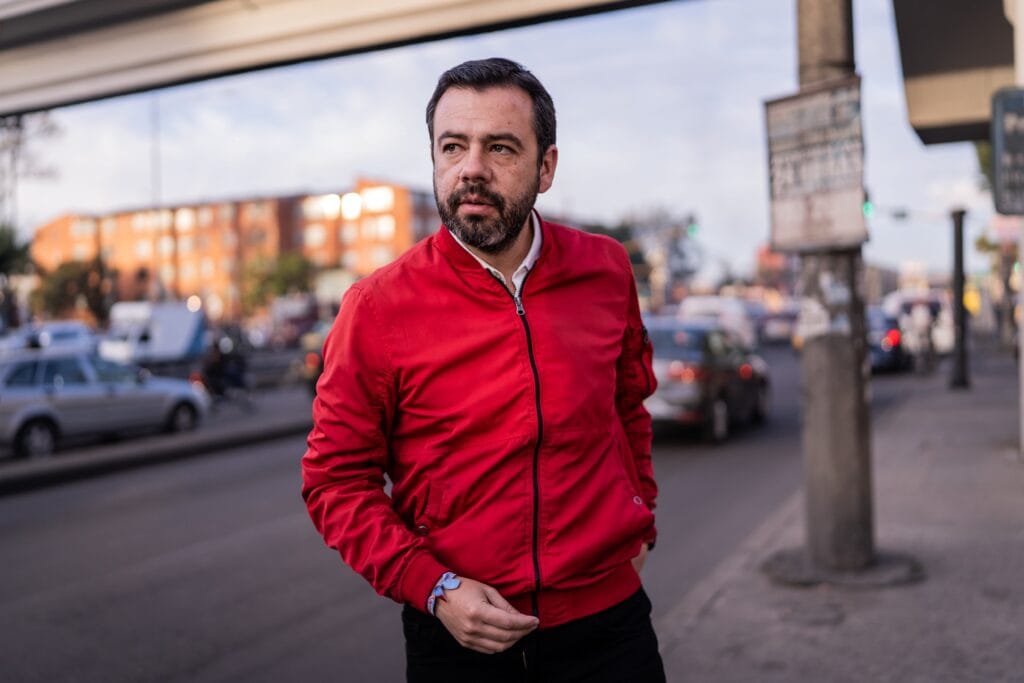 Carlos Fernando Galán, en Bogotá, el 19 de octubre de 2023.