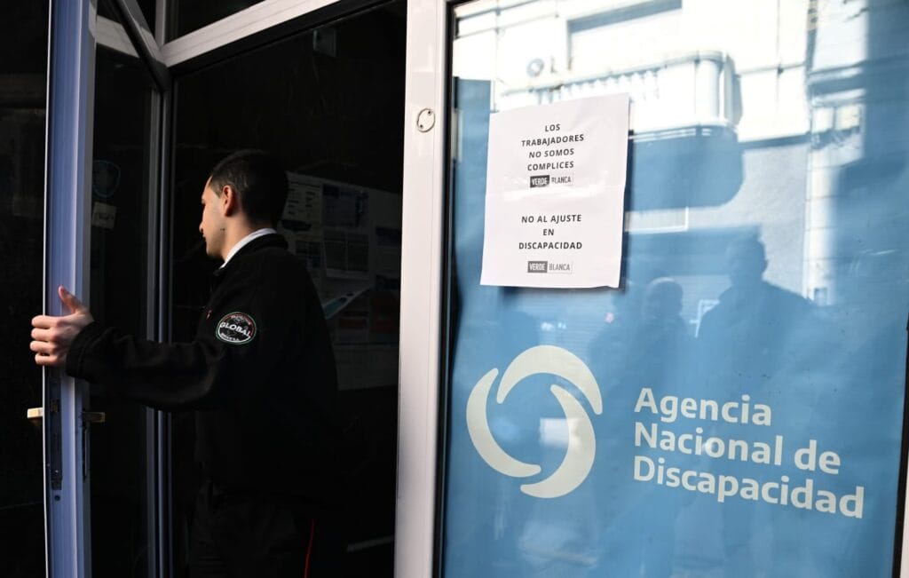 Allanamiento Agencia Nacional de Discapacidad (Foto: Maximiliano Luna)
