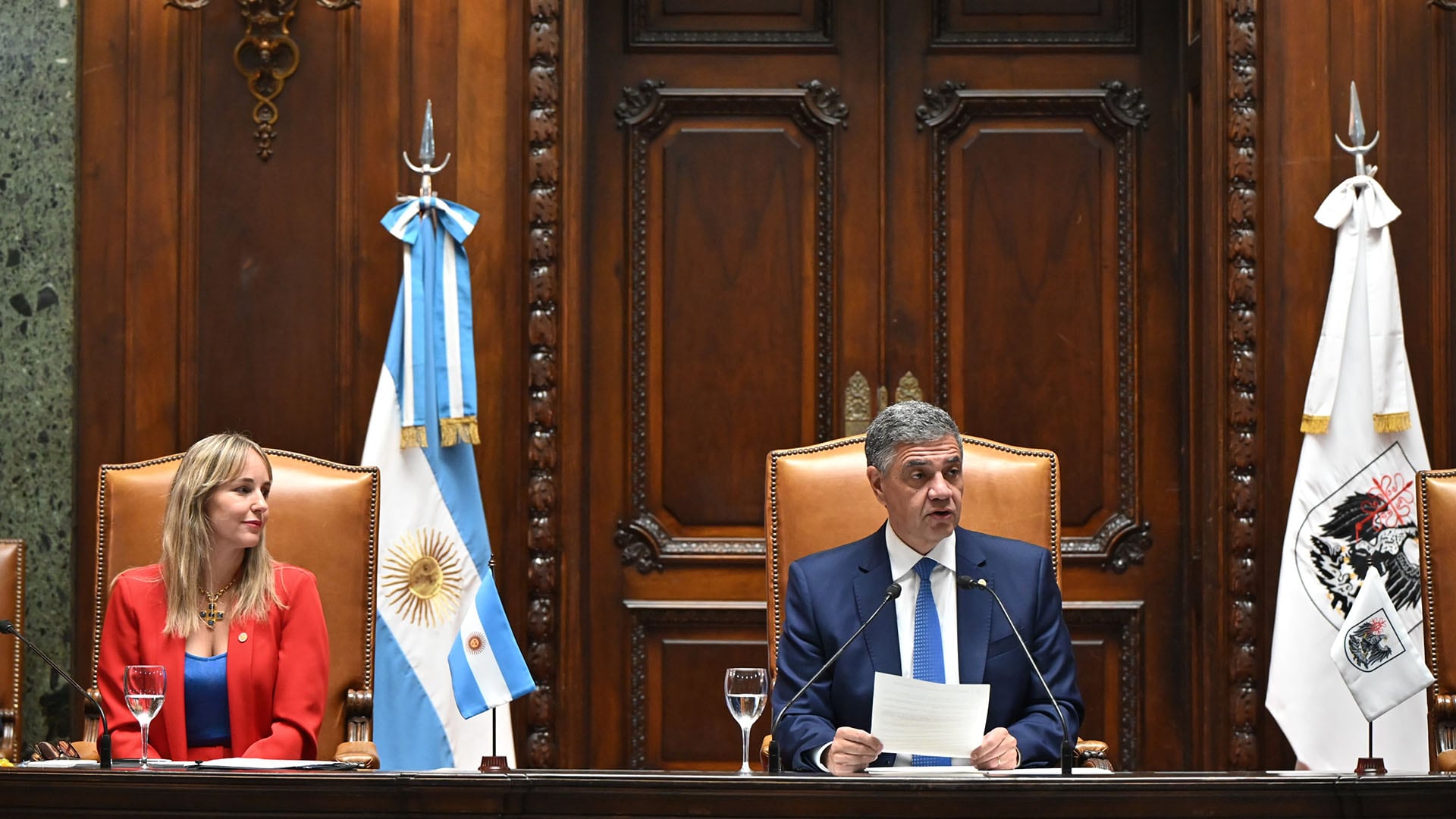 Jorge Macri y la vicejefa de Gobierno, Clara Muzzio