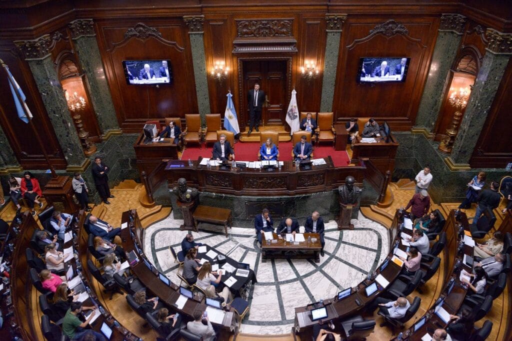 Recinto de sesiones de la Legislatura porteña