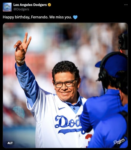 Parece que la partida del ídolo mexicano le ha traído buena suerte a los blanquiazules. (TW Dodgers)