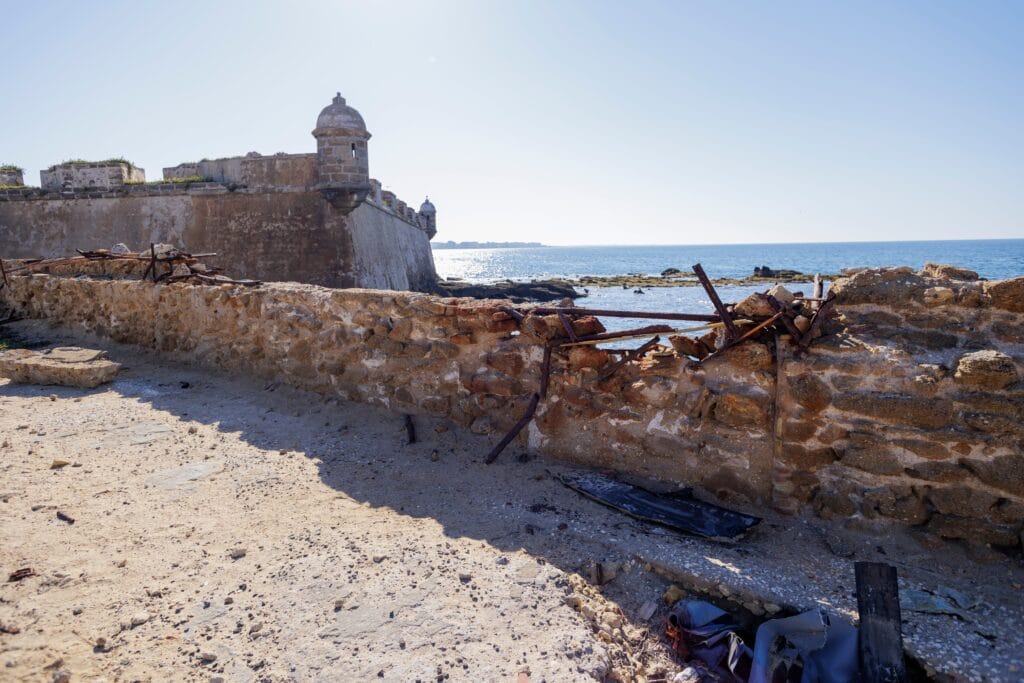 Imagen de archivo del castillo de San sebastián en 2018.