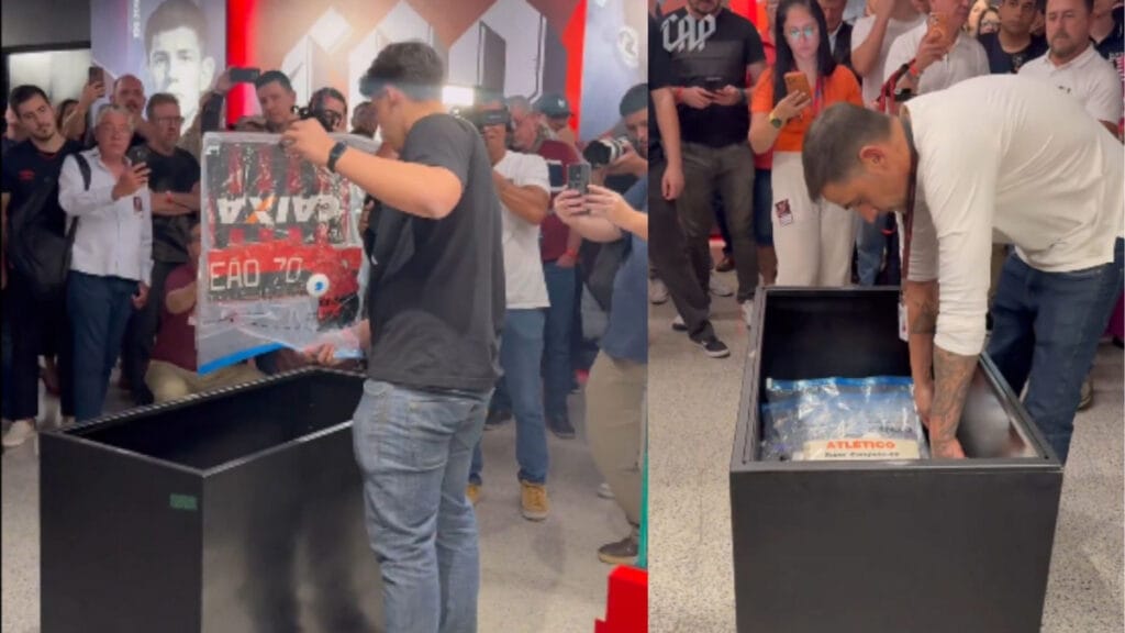 Athletico Paranaense crea una capsula bicentenaria, que se abrirá en ¡¡2124!!