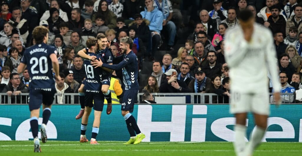 Un Real Madrid vulgar y desquiciado se hunde contra el Celta