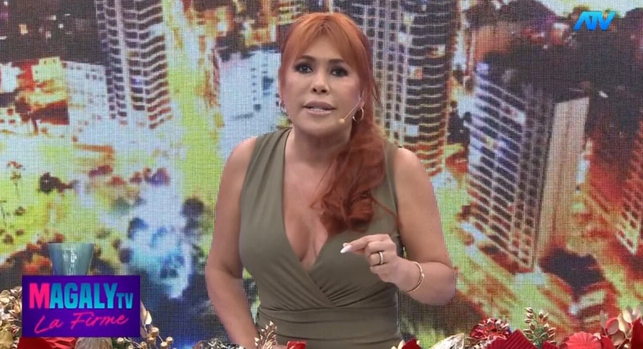 Magaly Medina frena en seco a Johana Cubillas en vivo tras fuerte discusión con Juan Ichazo.  Infobae Perú / Captura TV - Magaly Tv La Firme